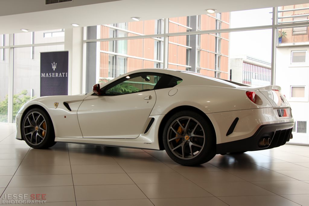 The Ferrari 599 GTO. The Ferrari 599 GTO.